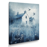 Brid Swallows By The Farmhouse - Bird Wall Art Prints
