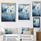 Brid Swallows By The Farmhouse - Bird Wall Art Prints