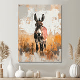 Minimalism Donkey Portrait Guardian Of The Hills - Donkey Wall Decor