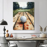 Abstract Golf Ball Swing Of Perfection I - Golf Canvas Wall Art
