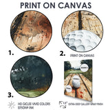 Abstract Golf Ball Swing Of Perfection I - Golf Canvas Wall Art