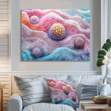 Colorful Sea Urchin And Lavender Coral - Sea Urchin Wall Decor
