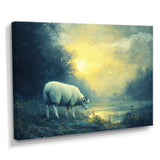 Countryside Sheep Pastoral Dream - Sheep Large Canvas Wall Art