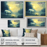 Countryside Sheep Pastoral Dream - Sheep Large Canvas Wall Art