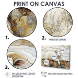 Golden Marbled Sheep A Wooden River - Sheep Wall Decor