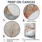 Pink Goose Reflections Of Elegance - Goose Wall Decor