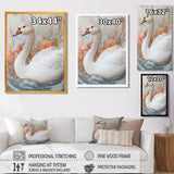 Pink Goose Reflections Of Elegance - Goose Wall Decor