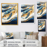 Abstract Waves Of Turtle Trails - Turtle Home Decor Art