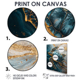 Abstract Marble Of The Turtle S Voyage - Turtle Living Room Wall Art