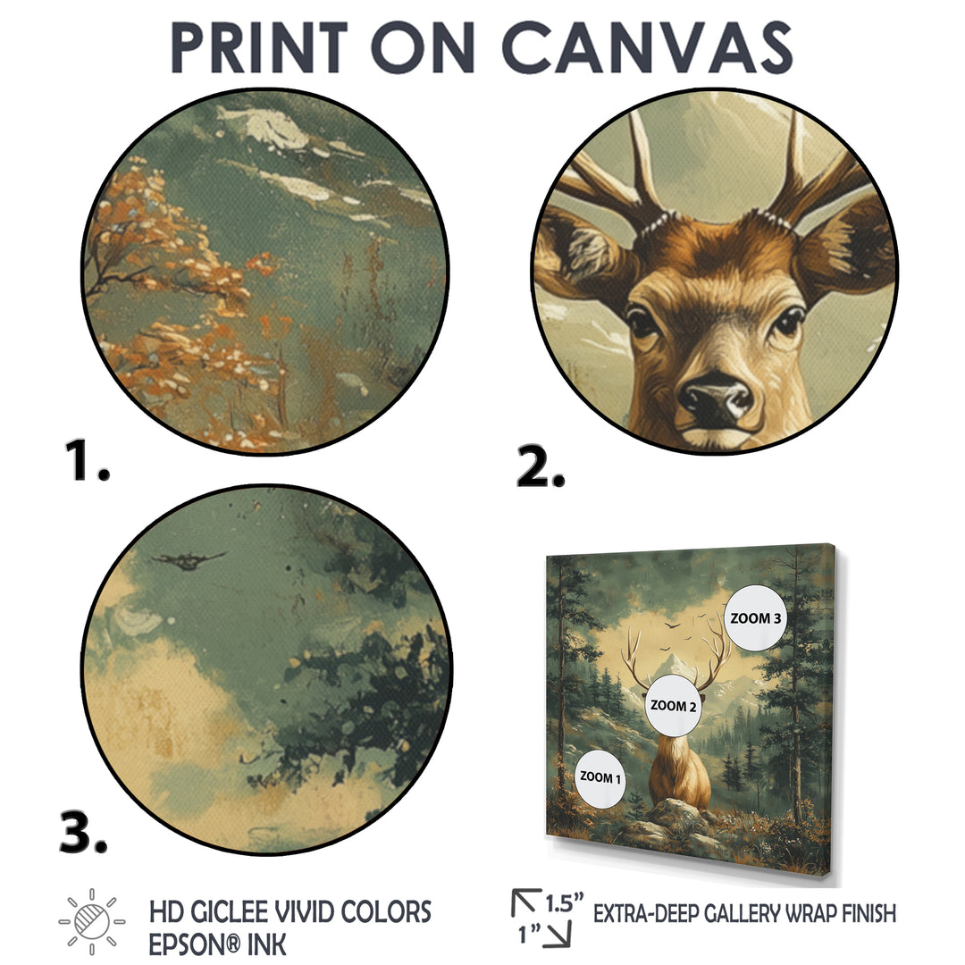 Deer Expedition In USA Rockies - Deer Wall Art Prints
