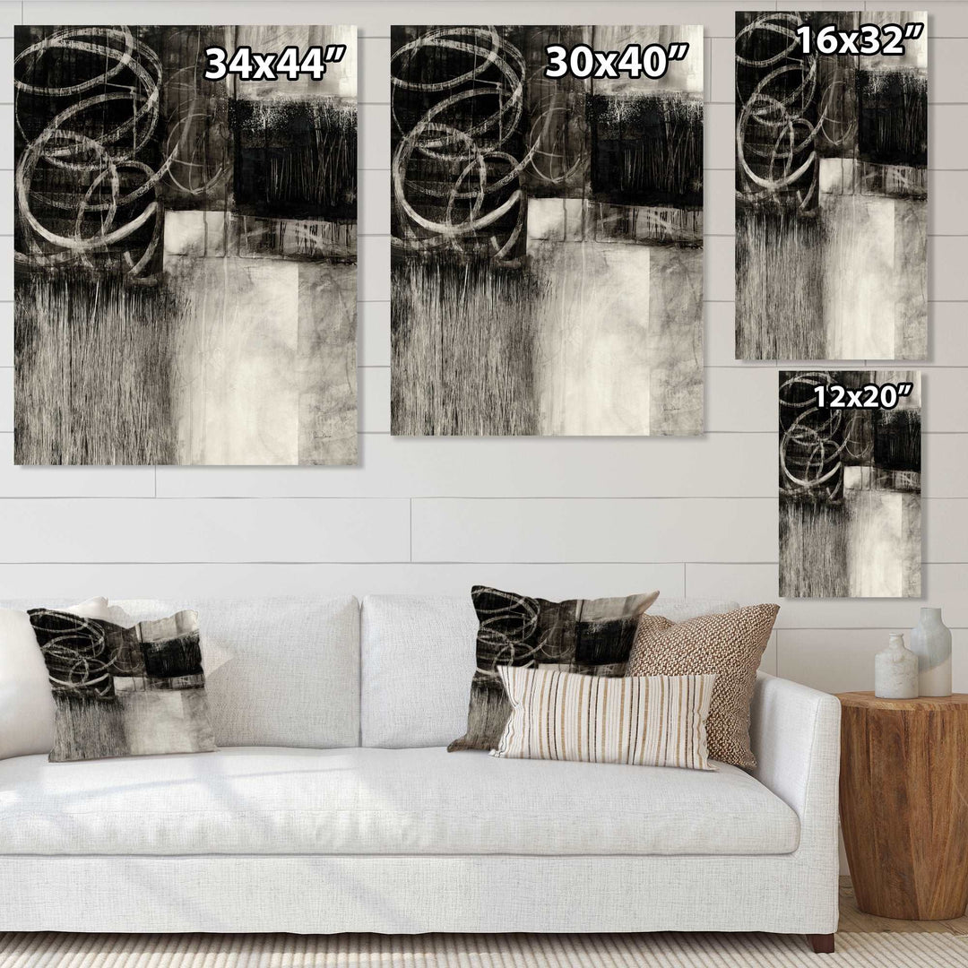 A Geometric Day I Framed Print Matte White - 1.5" Width