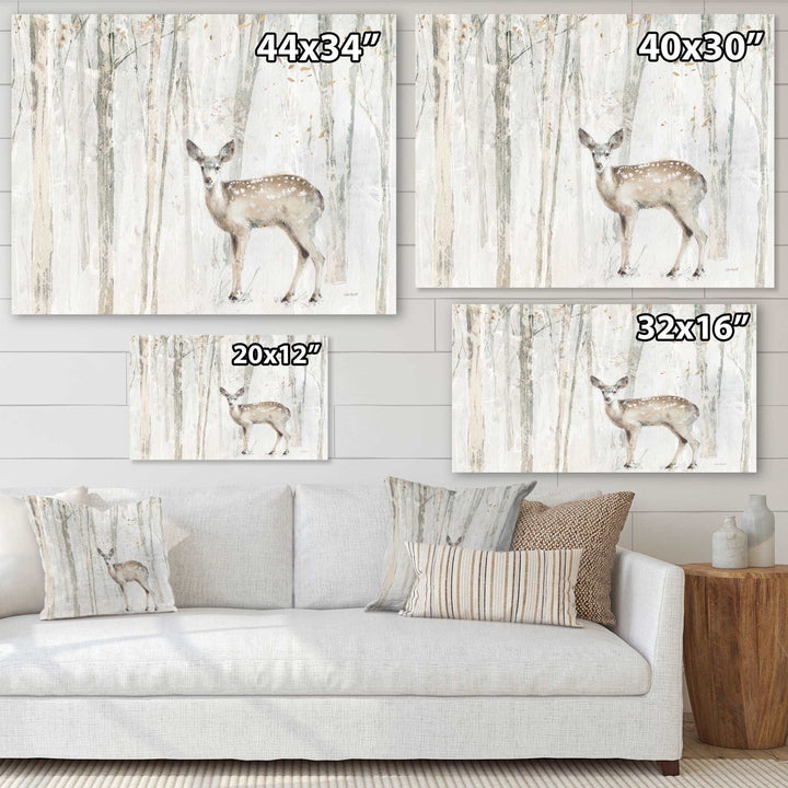 A Woodland Walk into the Forest I Framed Print Matte White - 1.5" Width