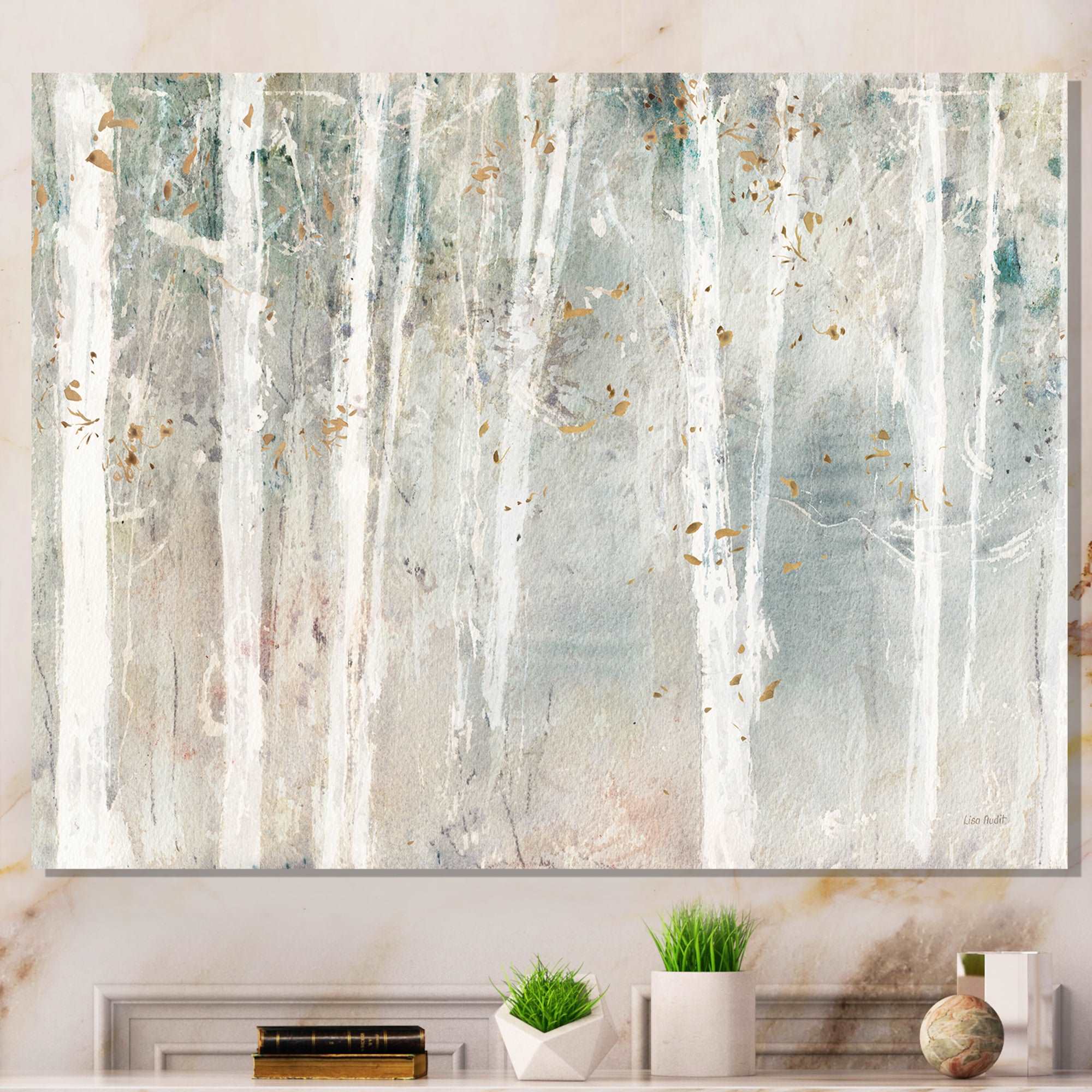 A Woodland Walk into the Forest VII Canvas Canvas