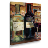 A Reflection of Wine Bottle II Canvas Canvas