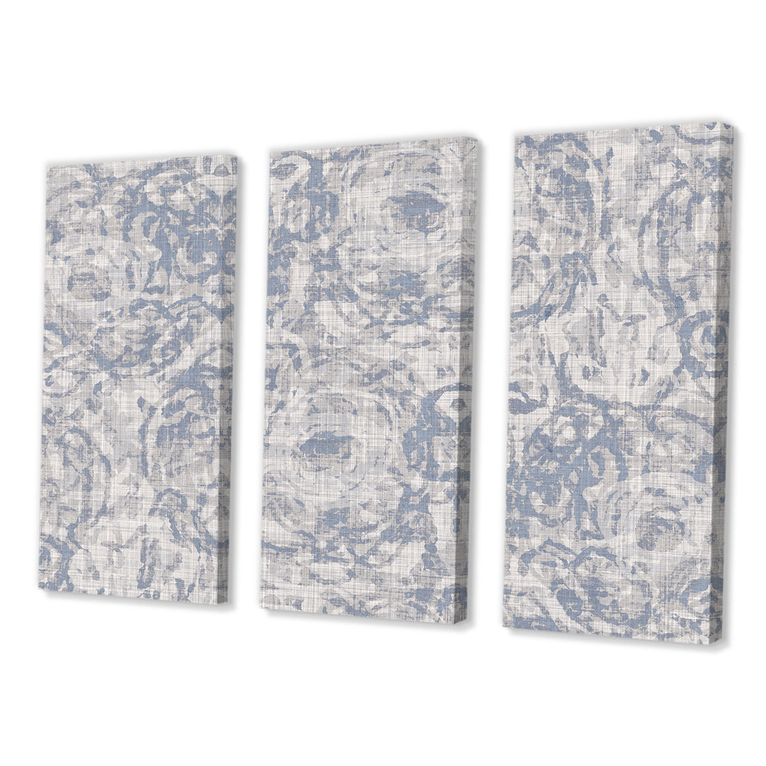 Vintage Blue Farmhouse Flower IV - Multi-Panels