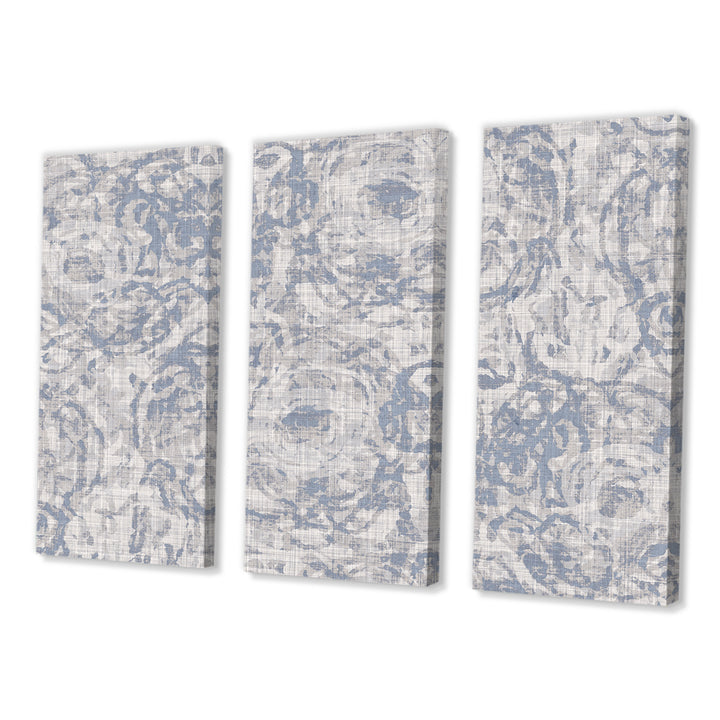 Vintage Blue Farmhouse Flower IV - Multi-Panels