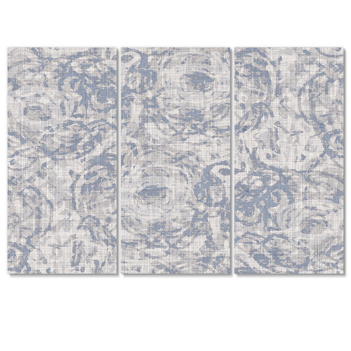 Vintage Blue Farmhouse Flower IV - Multi-Panels