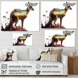 Double Exposure Of A Kangaroo With Australian Landscape - Kangaroo Wall Decor