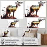 Double Exposure Of A Kangaroo With Australian Landscape - Kangaroo Wall Decor