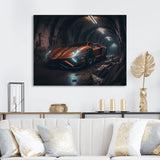 Orange Body kit Exotic Car Photography - Cars Race Exotic Canvas Wall Art