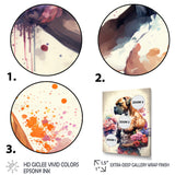 Cute Boxers Floral Art - Dog Boxer Home Decor Art