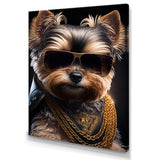 Mafia Yorkshire - Dog Yorkshire Framed Canvas Art