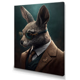 Mafia Rabbit - Rabbit Large Canvas Wall Art