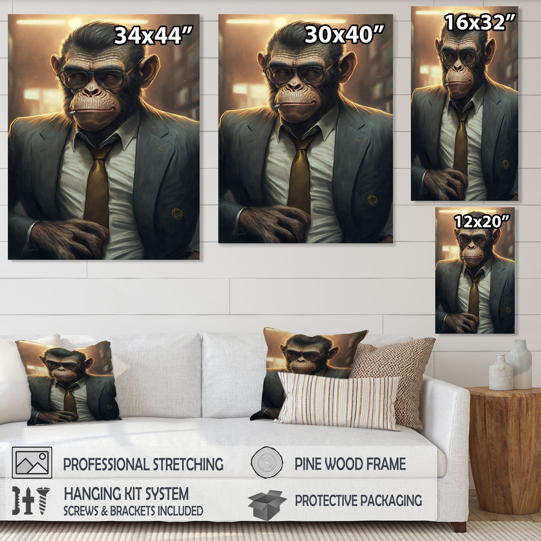 Mafia Monkey - Monkey Home Decor Art