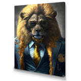Lion Gangster In NYC - Lion Home Decor Art