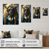 Lion Gangster In NYC - Lion Home Decor Art