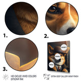 Mafia Corgi - Gold Dog Corgi Wall Art