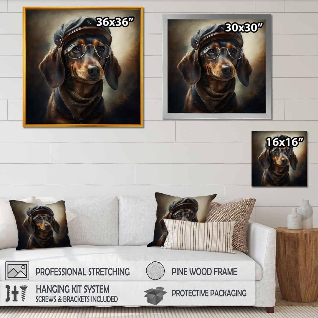 Dog Portrait - Brown Dog Wall Art