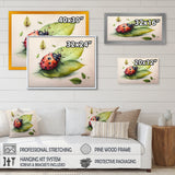 Ladybug On A Leaf - Ladybug Home Decor Art