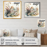 Mouse In Crib With Flowers - Mouse Wall Art Prints