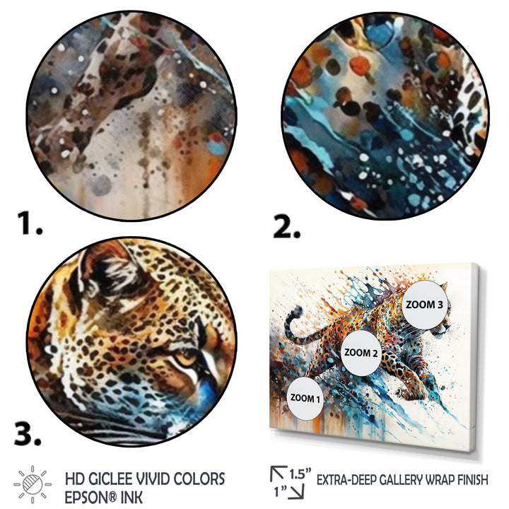 Cheetah - Cheetah Living Room Wall Art