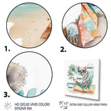 Koala With Sunglasses On The Beach - Gray Koala Wall Art