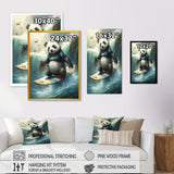 Panda Surfing - Panda Wall Art Prints