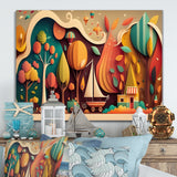 Cottage - Boat Canvas Wall Art