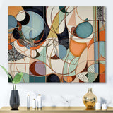 Pastel Color Boho Artwork II - Abstract Canvas Wall Art