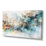 Vibrant Paint Eruption V - Abstract Canvas Wall Art