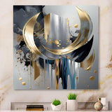 Abstract Shapes And Lines I - Abstract Canvas Wall Art