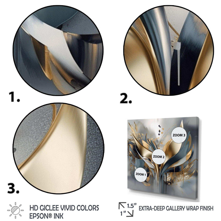 Idesignart abstract shapes and lines iv abstract canvas wall art