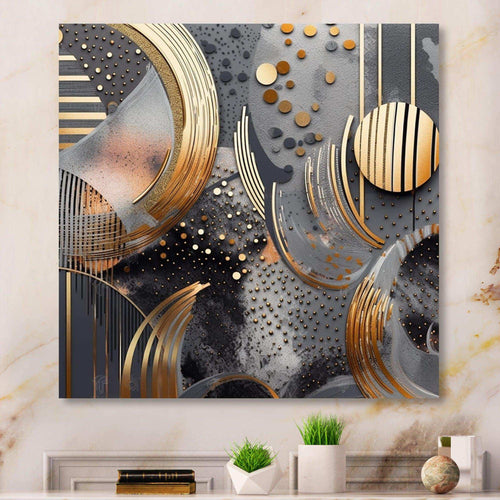 Soft Colors Marble Abstract III - Abstract Canvas Wall Art