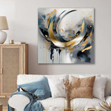 Soft Colors Marble Abstract IV - Abstract Canvas Wall Art