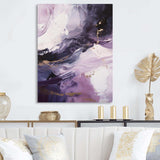 Electric Marble Ink Art II - Abstract Canvas Wall Art