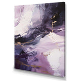 Electric Marble Ink Art II - Abstract Canvas Wall Art