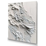 White And Tranquility Unleashed - Abstract Canvas Wall Art