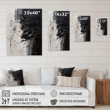 White And Black Tranquility Unleashed II - Abstract Canvas Wall Art