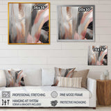 Pink Rosegold Circle Complexity I - Abstract Canvas Wall Art