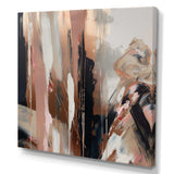 Brown And Black Beyond Boundaries I - Abstract Canvas Wall Art